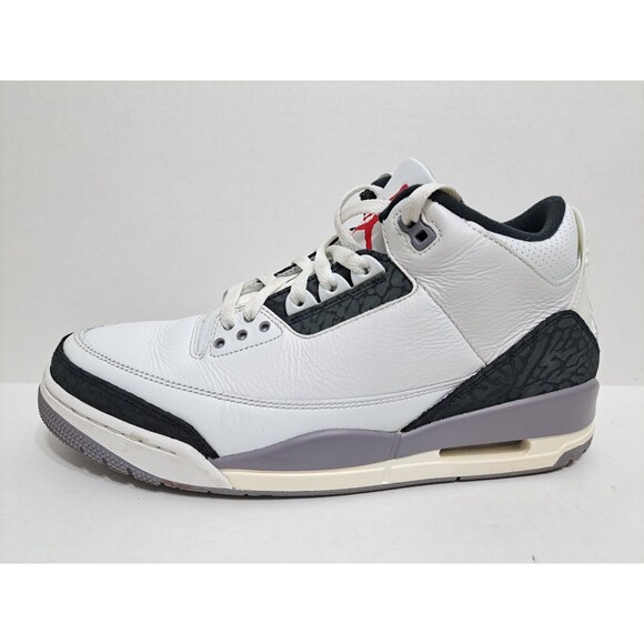 Nike Air Jordan 3 Retro Cement Greys CT8532-106 Men's Size 10 - Picture 2 of 11